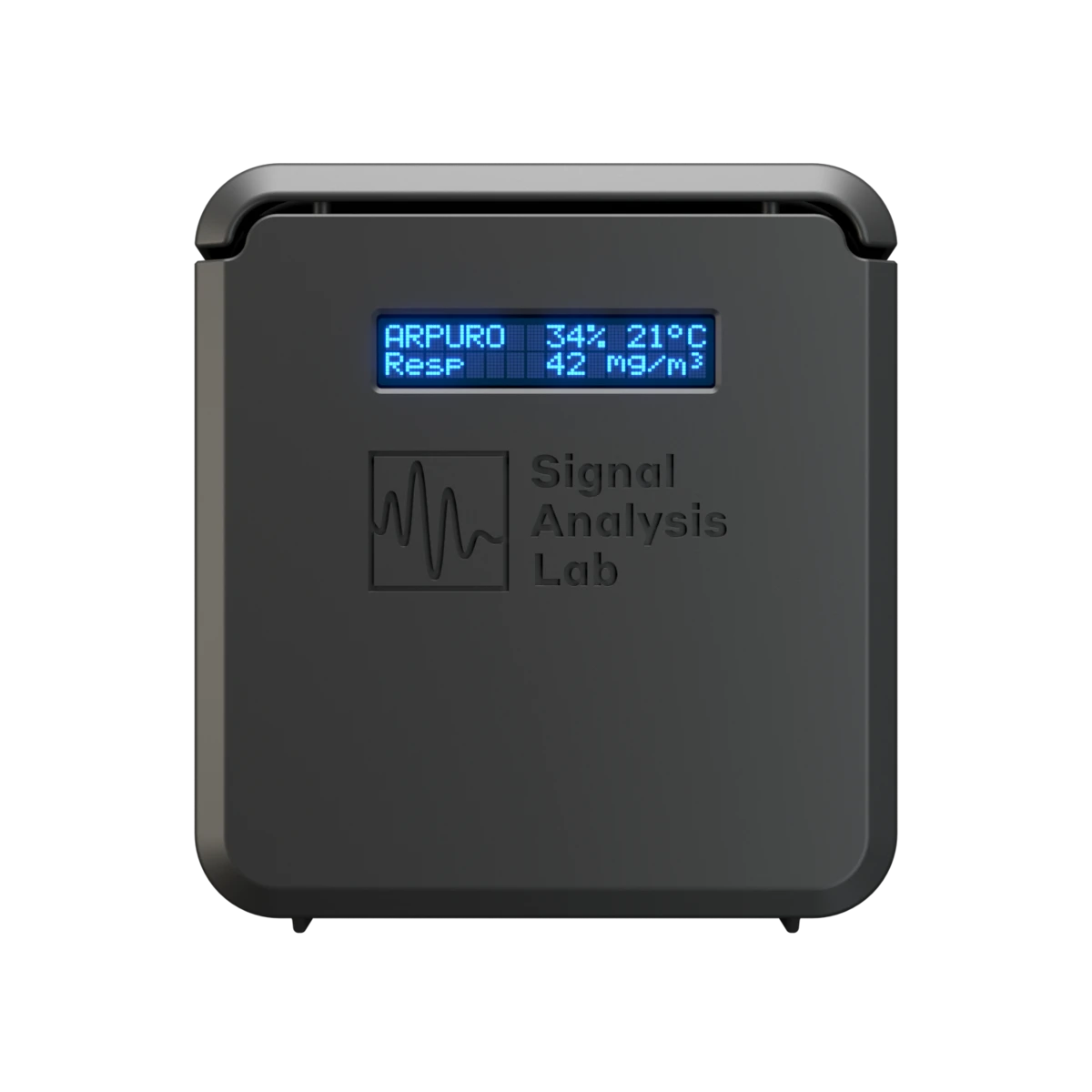 Arpuro PM01V00LTE — front view of the industrial dust sensor.